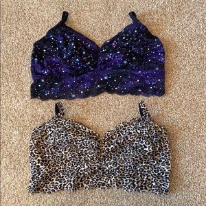 Victoria’s Secret PINK Unlined Lace Bralettes